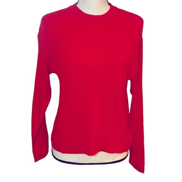 Bershka Red Pullover Sweater Sz-XS - Picture 1 of 7